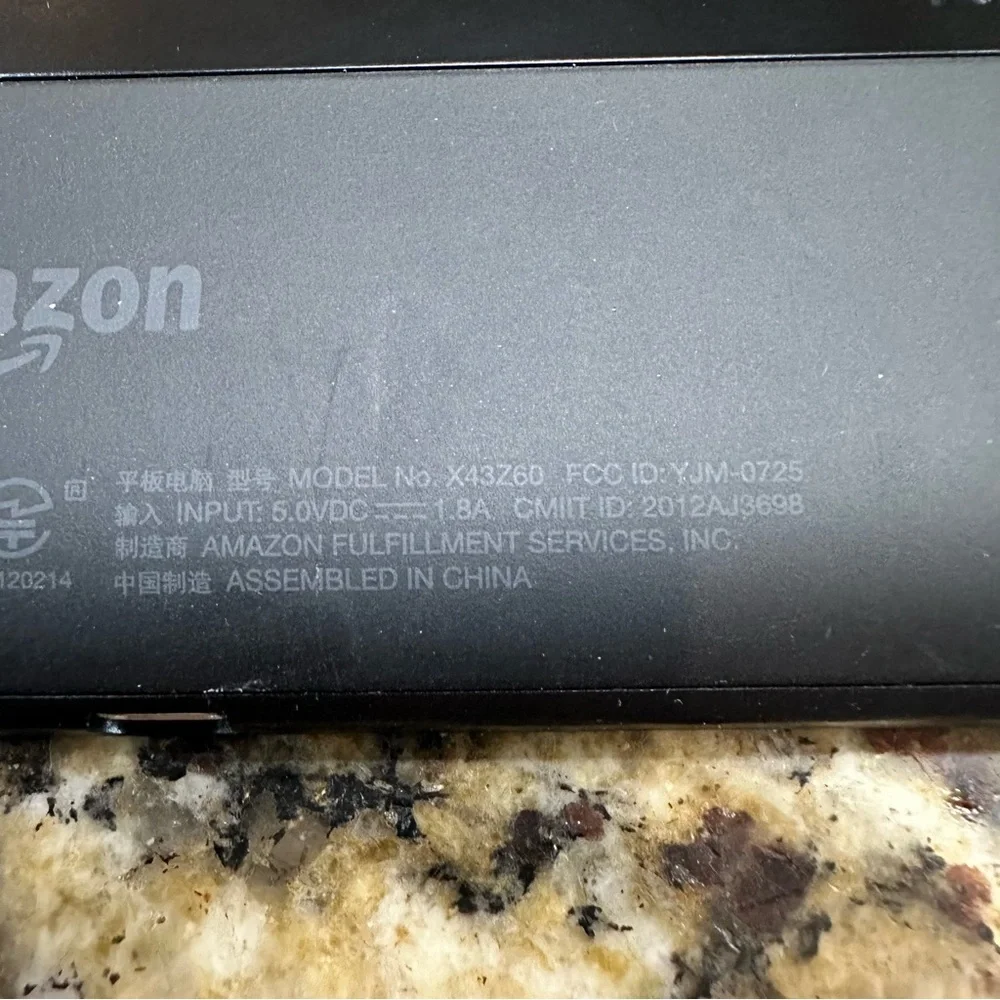 Amazon Kindle Fire HD 7 (2nd Generation, Model X43Z60) 7”tablet. PARTS ONLY